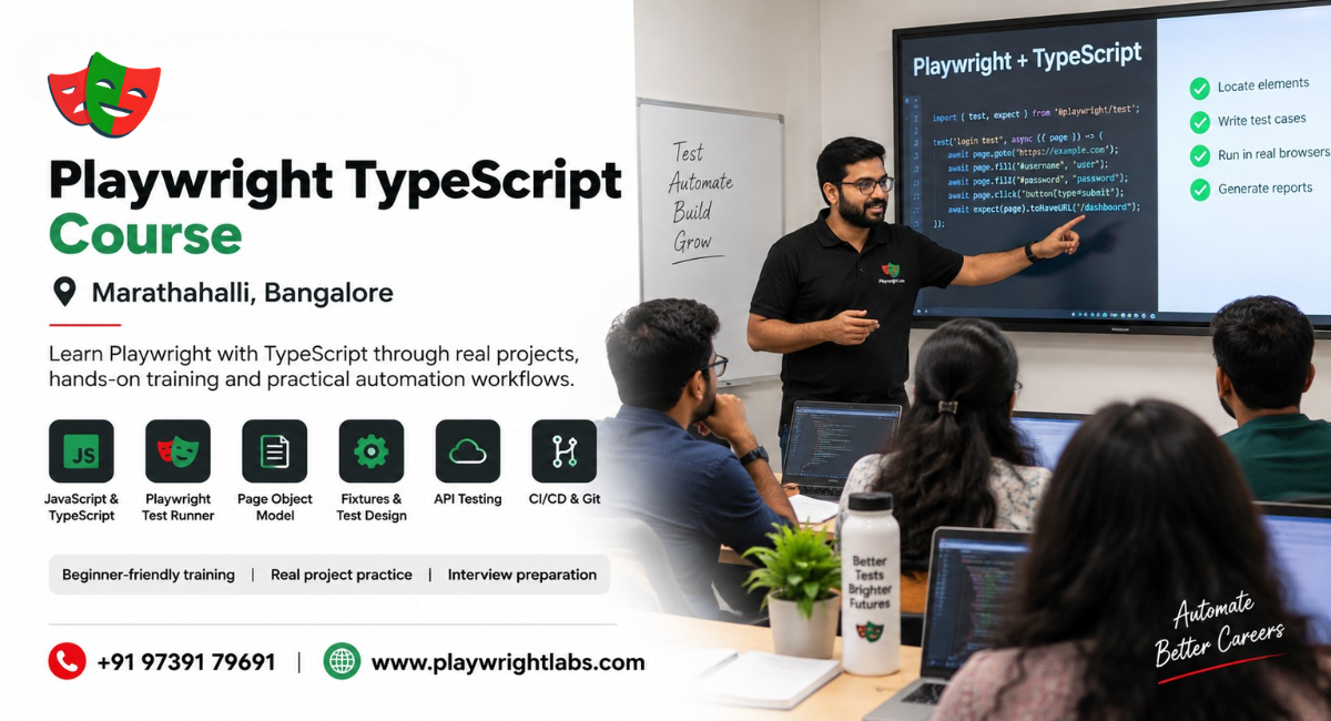 Playwright Training in Bangalore